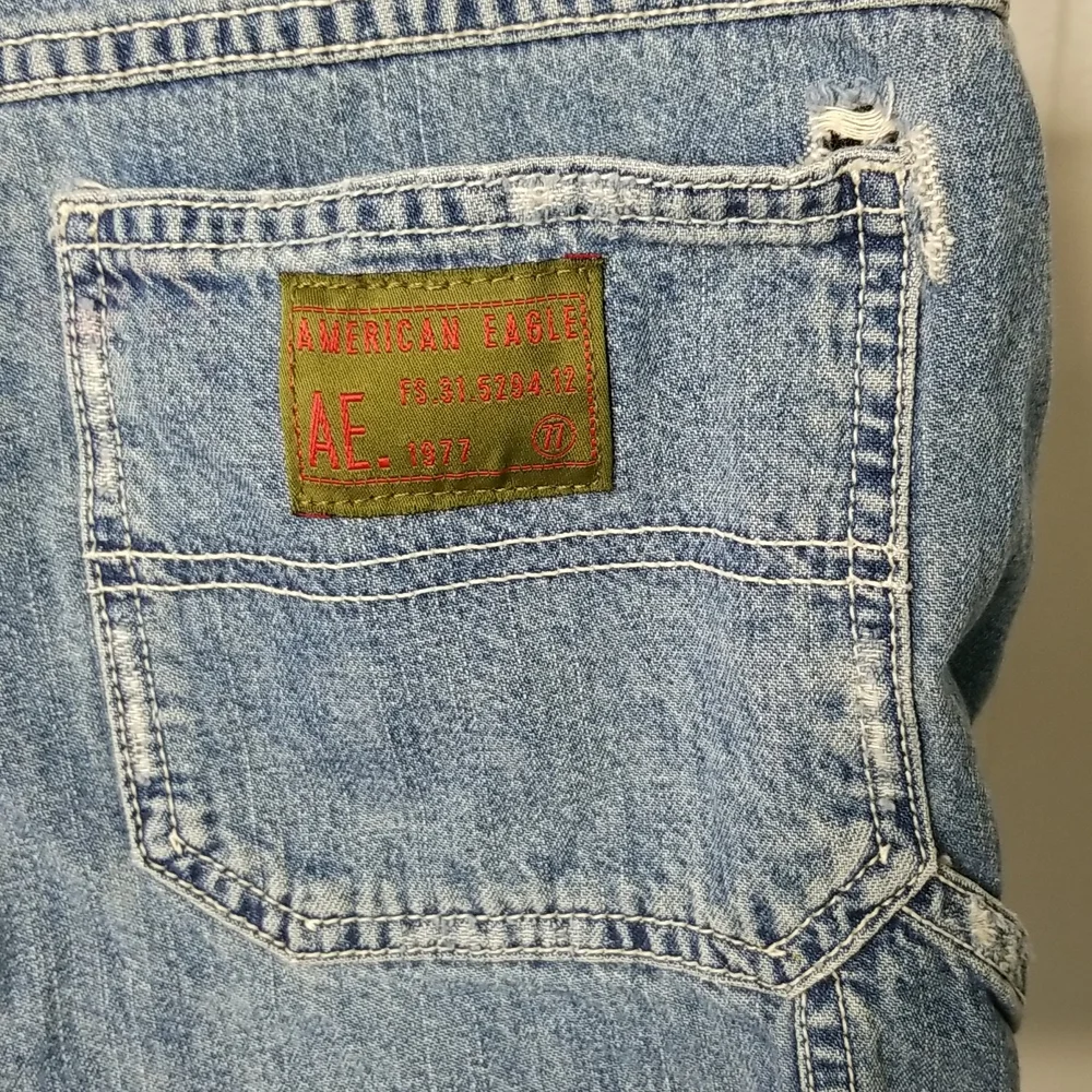 VINTAGE 1990's AE American Eagle Outfitters Denim Shorts - Picture 4 of 11